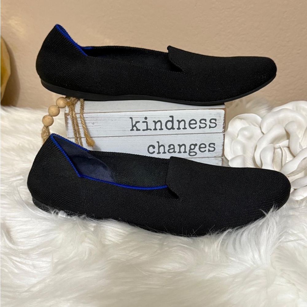 Rothy's Women's Black and Blue Flats - Picture 5 of 8